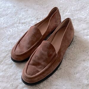J. Crew Tan Suede Loafers sz 9